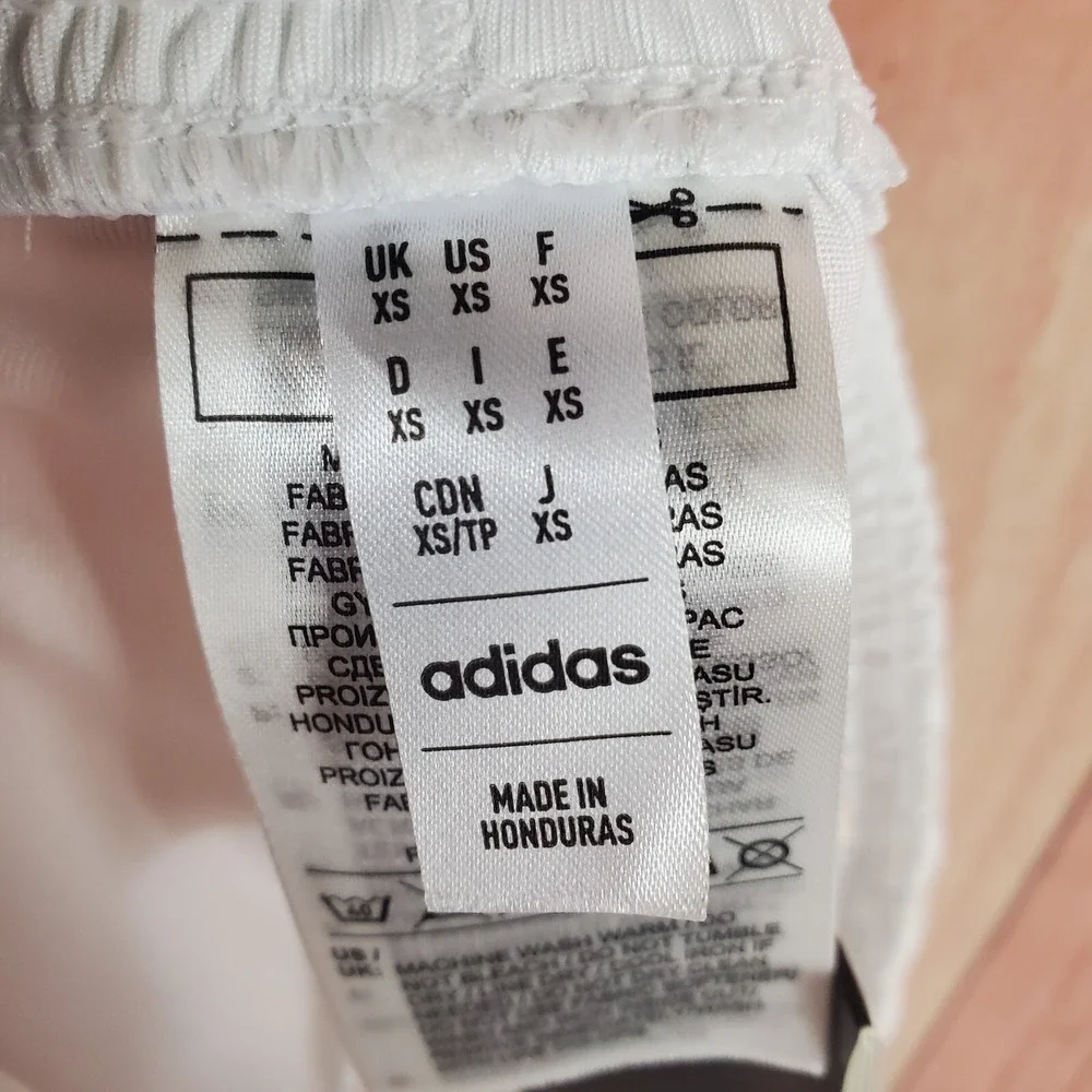 Adidas Squadra 21 Mens Football Shorts XS White Black Drawstring Waist Pull On